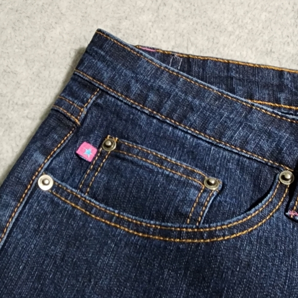 NWT Zana Di Premium Boot Cut Rhinestone Jewel Stretch Hi Rise Jeans Size 22 - Picture 14 of 16